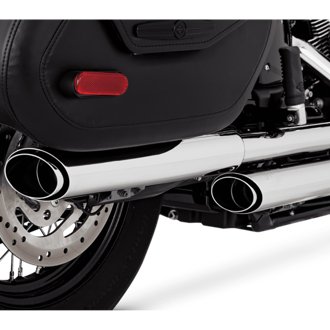 18-22 Harley-Davidson Softail Heritage Twin Slash PCX Slip-On Exhaust - Chrome
