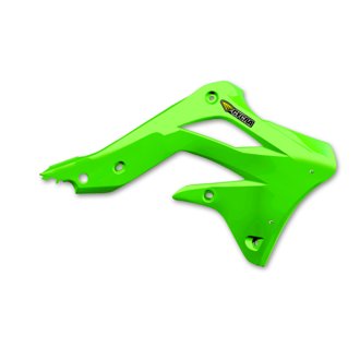 12-15 Kawasaki KX450F Radiator Shroud - Green