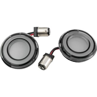 Tracer L.E.D. Turn Signal Inserts Red/Red Smoke Lens Rear