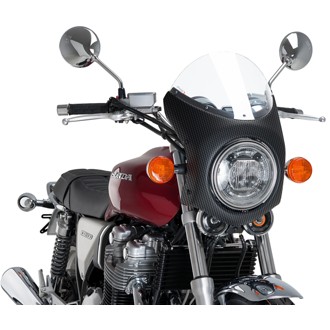 Retro Semi Fairing Clear
