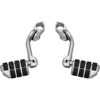 Tour-Tech Cruise 6in Mount Arm With Dually ISO Pegs 1-1/4in Clamp Chrome