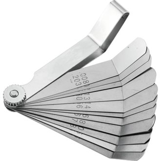 12-Blade Angled Combination Tappet Feeler Gauge Set - Pack of 3