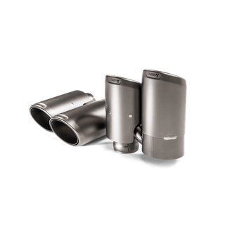 2018+ Porsche Cayenne V6 (536) Tail Pipe Set (Titanium