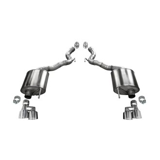 Corsa 2018-2023 Ford Mustang GT Convertible Sport Axle-Back Exhaust w/ 4in Tips