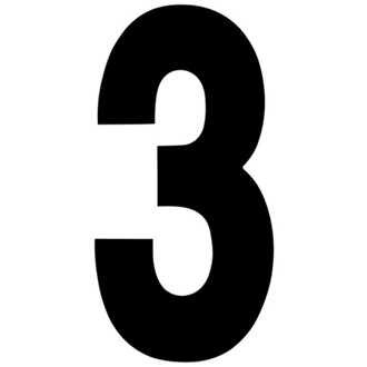FX 2015 NUMBERS STANDARD 8" BLACK 3