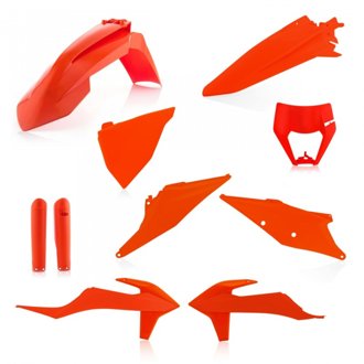 20-23 KTM 150-500 XCF-W/ XC-W-tpi/ EXC-tpi/ EXC-F Full Plastic Kit - 16 Orange