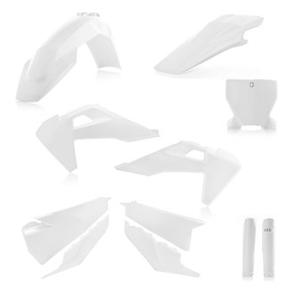 19-22 Husqvarna 125-450 TC/ FX/ FC/2019 TX300/ 20-22 TX300i Full Plastic Kit - White