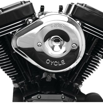 01-15 Fuel-Injected Softail Stealth Air Cleaner Kit w/ Chrome Teardrop Cover