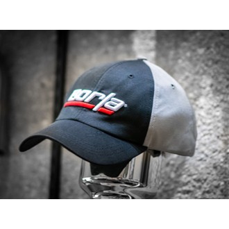 Logo Black Baseball Cap - Velcro Closure, One Size Fits All