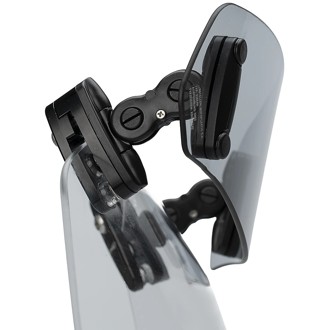 Multi-Adjustable Visor Clip-On Smoke