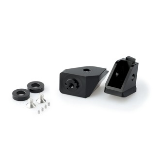 Adaptor Adjustable Rider Footpeg Black