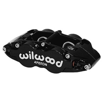 Wilwood Caliper-Narrow Superlite 4R - Black 1.12/1.12in Pistons 1.10in Disc