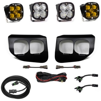 Ford Super Duty (20-On) Fog Lights Dual FPK Amber SAE/Pro DC