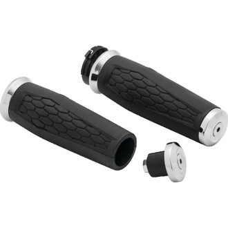Hex Grips Dual Cable Chrome
