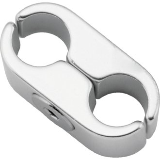 2 Lines Cable Clamp - Silver