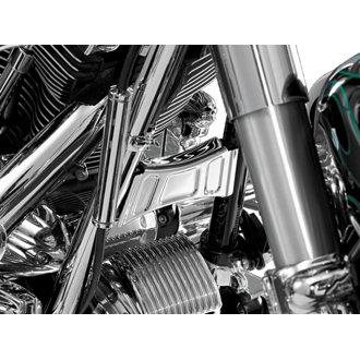 Downtube Cross Brace Cover 99-13 Touring Chrome