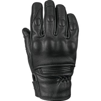 Throttle Body Leather Glove Black Womens - Xs