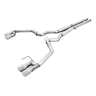 AWE Track Edition Cat-back Exhaust for the 2018+ Mustang GT