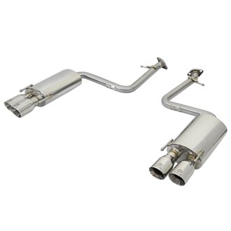 Takeda 2 IN Stainless Steel Axle-Back Exhaust System w/Polished Tips