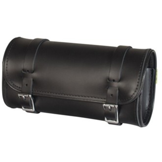 Universal Oval Leather Tool Bag (11 in L x 5.5 in W x 4 in H) - Black