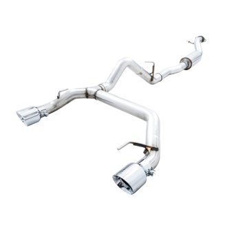 AWE 0FG Catback Exhaust for Ford Bronco with BashGuard™ - Dual 4.5"  Tips