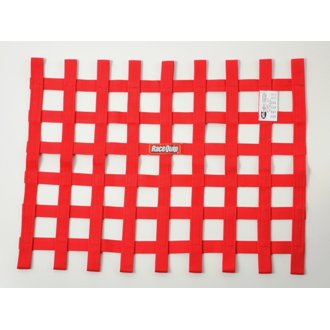 Red 18in H x 24W SFI Ribbon Window Net