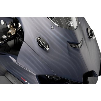 Rearview Mirrors Caps with Turn Lights Tab Black