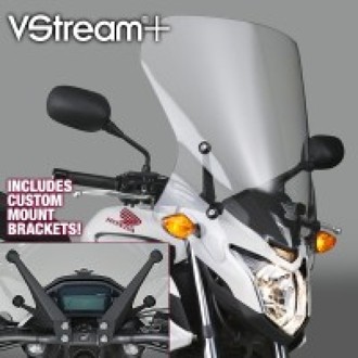 13-18 Honda CB500F- V Stream/ Wave Tall Windshield-Clear