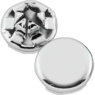 Custom End Plugs Chrome For 1/4inch Allen Bolts (Set of 10