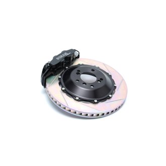 06-13 BMW 3-Series (E90/E92/E93) Black Caliper/Slotted Brake Set - Front