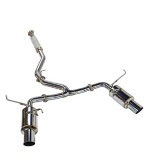 2022+ Subaru WRX (VB) Cat-Back Exhaust - Dual R1 Spec Stainless (Resonated