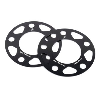 Wheel Spacers - 5x120 - 72.6mm CB - 2mm Thick (Set of 2