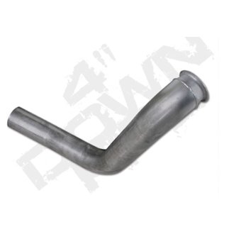 Diamond Eye Downpipe 4in TB SGL/DUAL AL FORD 7.3L F250/F350 CAB & CHASSIS F450 & F550 ROLLOVER 99-03