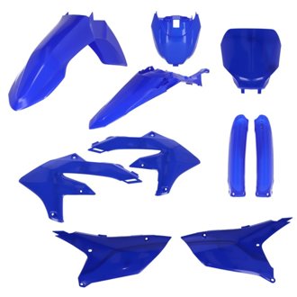 2024 Yamaha YZ250F/ 23-24 YZ450F/FX (w/Tank Cover) Full Plastic Kit - YZ Blue