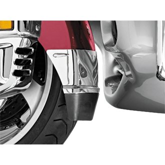 Front Fender Extension With Mud Flap 01-17 Honda GL1800 Chrome