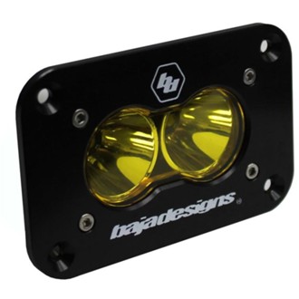 S2 Sport Flush Mount Work/Scene Pattern LED Work Light - Amber