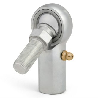 H Series 3-Pc Rod End - Female/Right Hand - .625in Bore x 5/8-18 w/Stud & Zerk - Alloy Steel