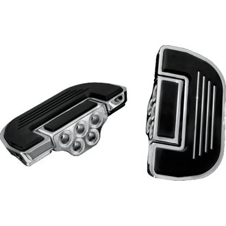 Premium Ribbed Floorboards Without Adapter Chrome