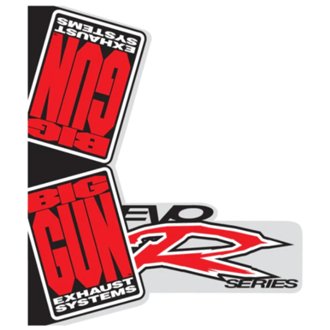 Evo R Muffler Wrap Decal