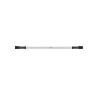40in Universal Brake Line Assembly w/Black Zinc Fittings & Clear Hose