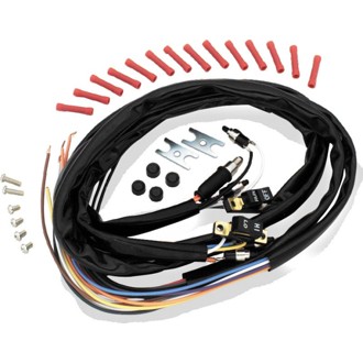 73-81 Big Twin and XL Black Handlebar Bar Switches With Wires