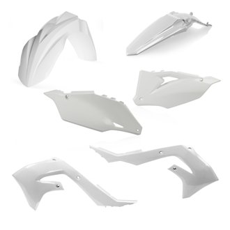 21+ Kawasaki KX250 KX250X/19-23 KX450 Plastic Kit - White