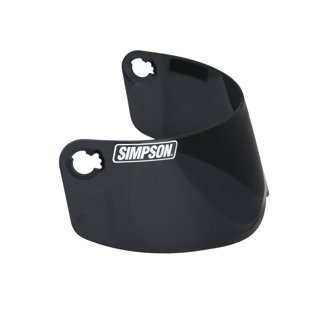 Outlaw Bandit Helmet Optional Shield - Dark Smoke - Xs/S