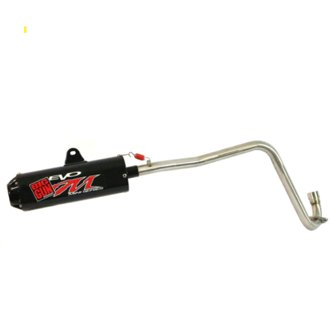08-23 Kawasaki KFX 90 Evo M Series Black Out Full System Exhaust