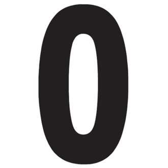 FX 2015 NUMBERS PRO 8" BLACK 0