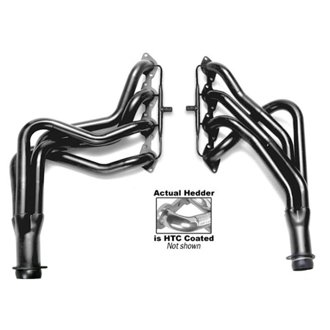 SILVER LONG-TUBE E.O. HEADERS For 67-91 GM 4WD 7.4L TRUCKS With A.I.R.