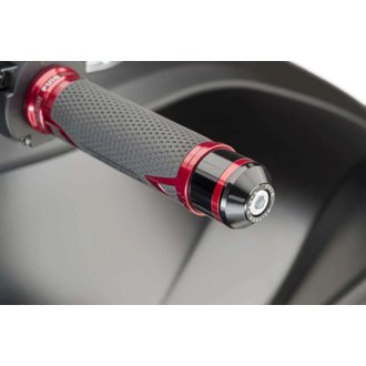 Short Bar End Weights With Rim Black