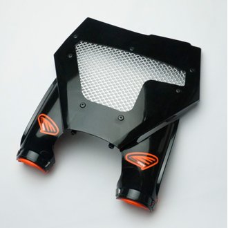 23+ KTM SX/SXF/XC/XCF Vented Stadium Plate - Black
