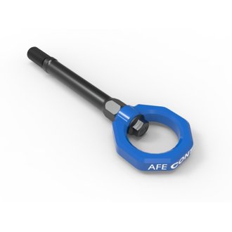 Afe Control Front Tow Hook Blue