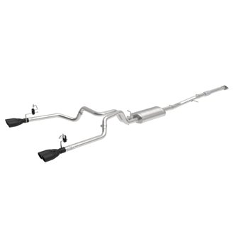 Vulcan Series 304 Stainless Steel Cat-Back Exhaust System w/ Black Tip